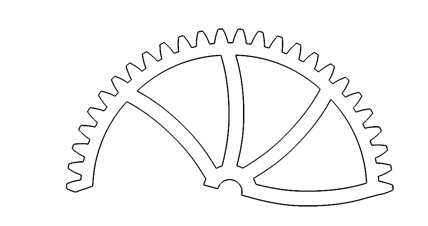 Engrenage découpe numérique